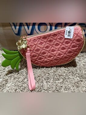 Bath & Body Works Pineapple Cosmetic Bag NWT